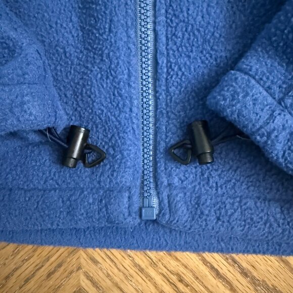 Columbia Plush Fleece Full Zip Jacket Blue With Zip Pockets Made in USA Size XL - Picture 6 of 11